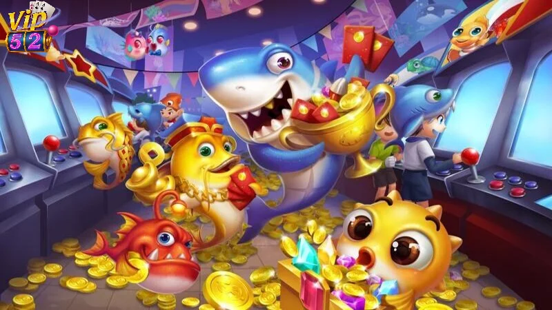 Game bắn cá vui vẻ với đồ hoạ hoạt hình dễ thương