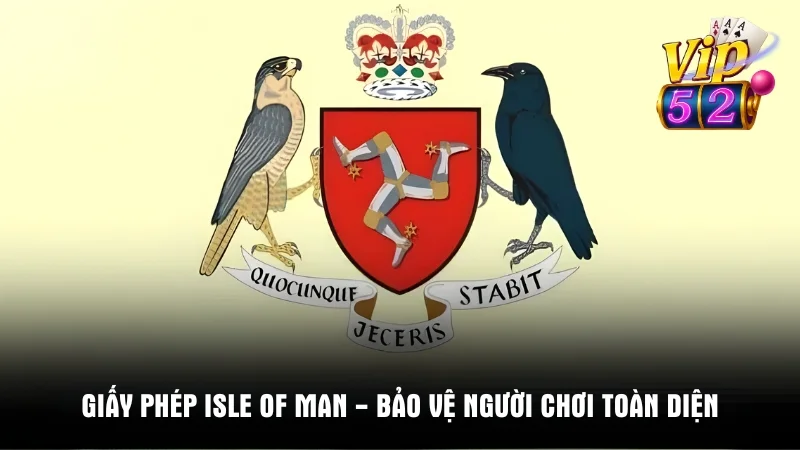 Giới thiệu ba giấy phép hợp pháp của cổng game gồm Isle of Man, CEZA và Curacao