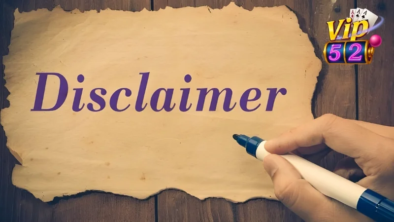 Miễn trừ trách nhiệm nêu rõ những trường hợp cổng game không can thiệp xử lý