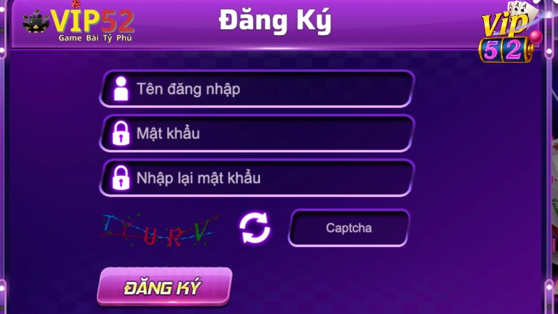 Một vài lưu ý khi đăng ký tài khoản Vip52